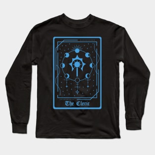 D&D Cleric Class Tarot Card Long Sleeve T-Shirt